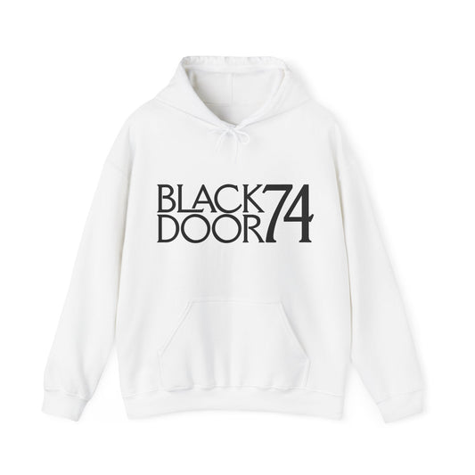 Black Door 74 Logo Unisex Heavy Blend™ Hooded Sweatshirt