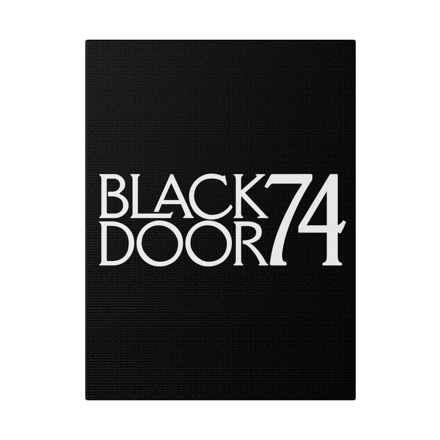 Black Door 74 Matte Canvas Art