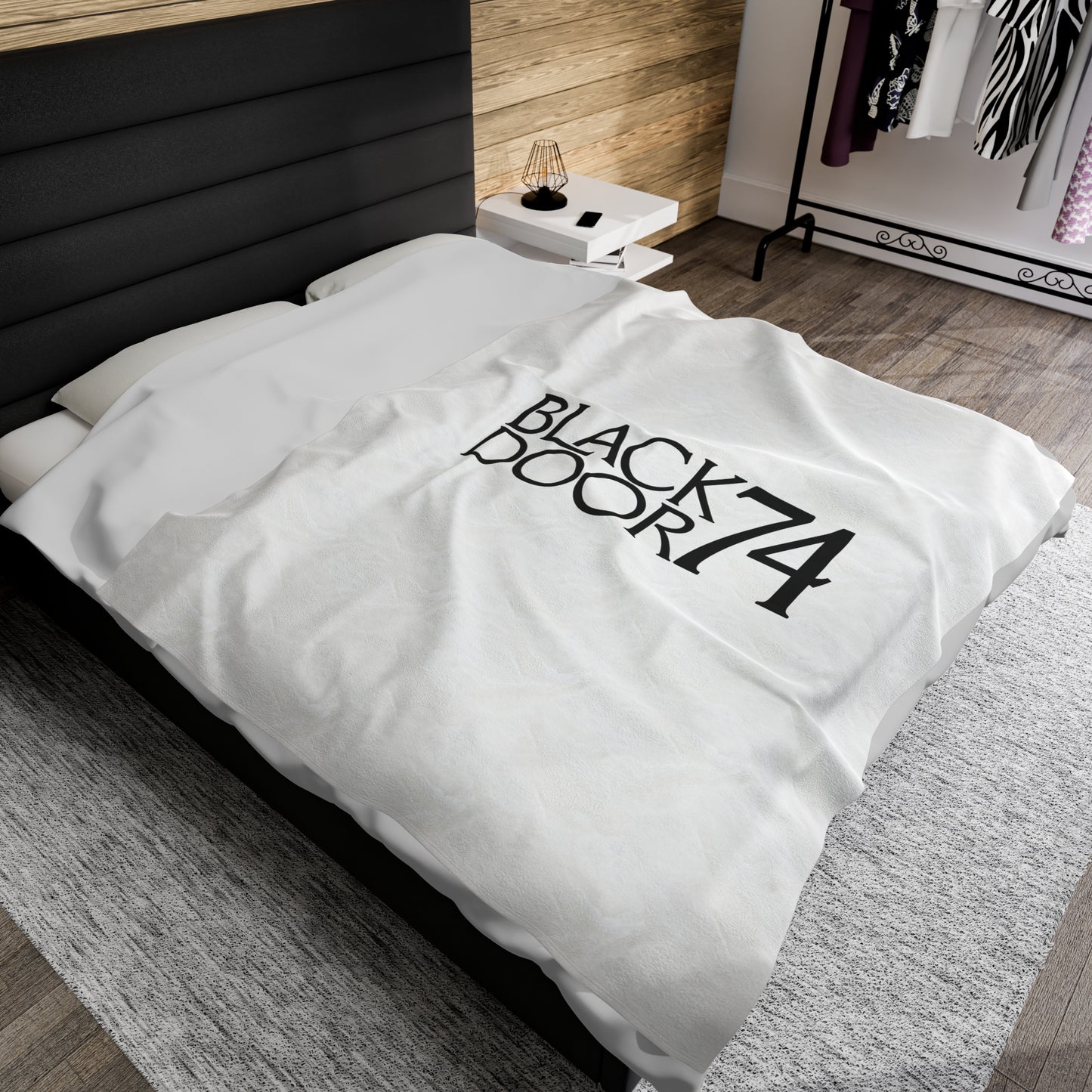 Black Door 74 Plush Blanket