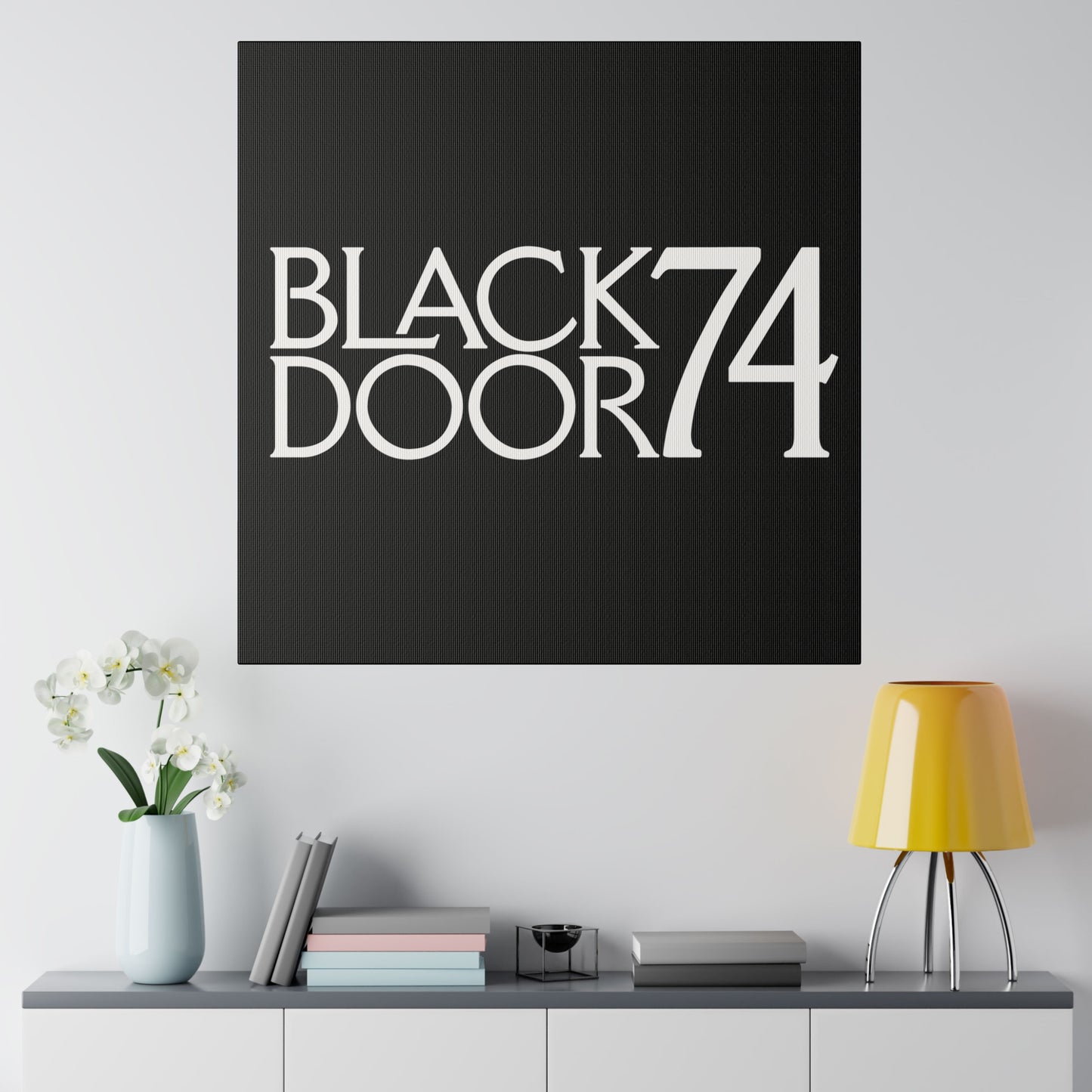 Black Door 74 Matte Canvas Art