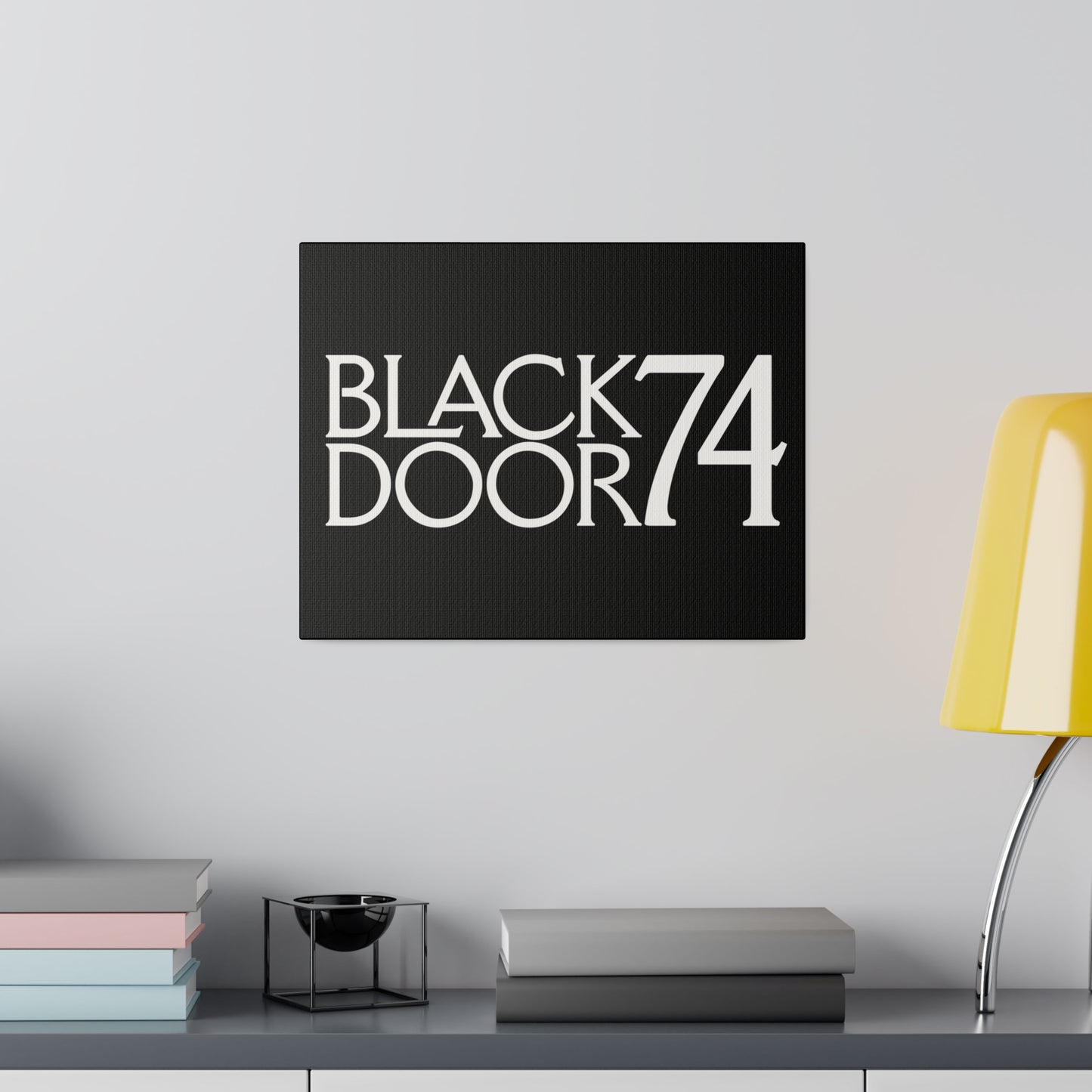 Black Door 74 Matte Canvas Art