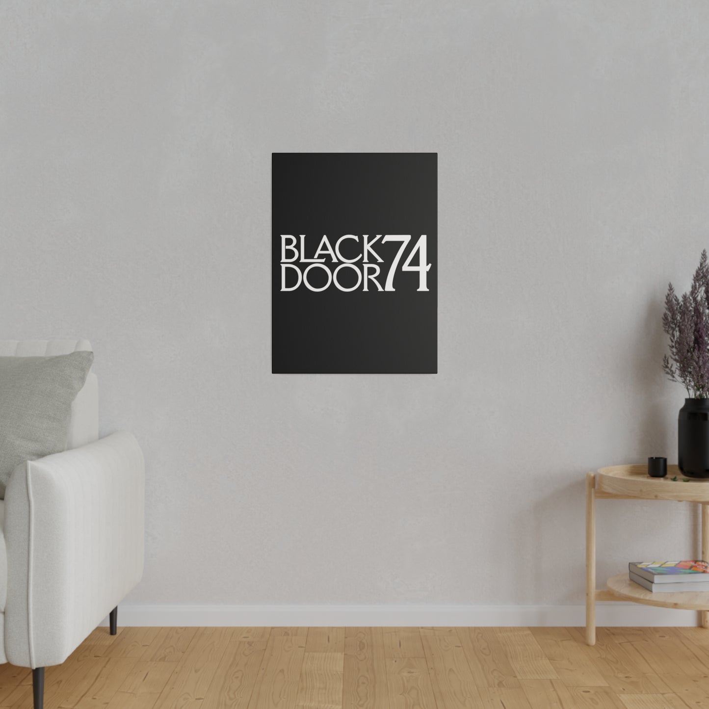 Black Door 74 Matte Canvas Art