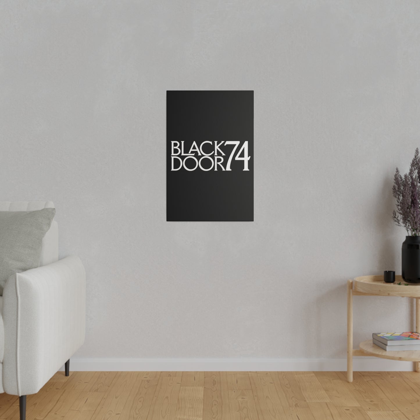 Black Door 74 Matte Canvas Art