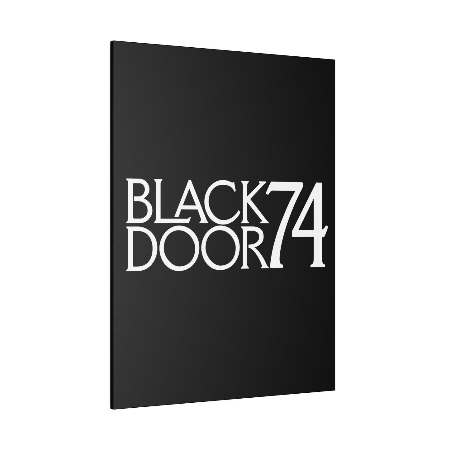 Black Door 74 Matte Canvas Art