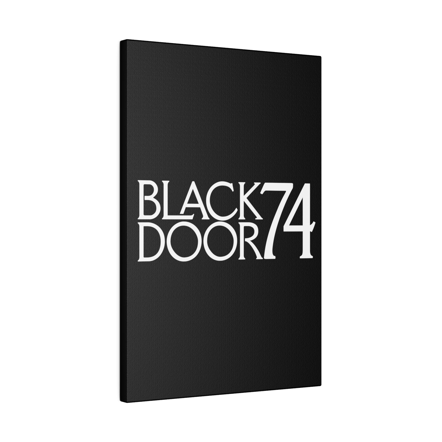 Black Door 74 Matte Canvas Art