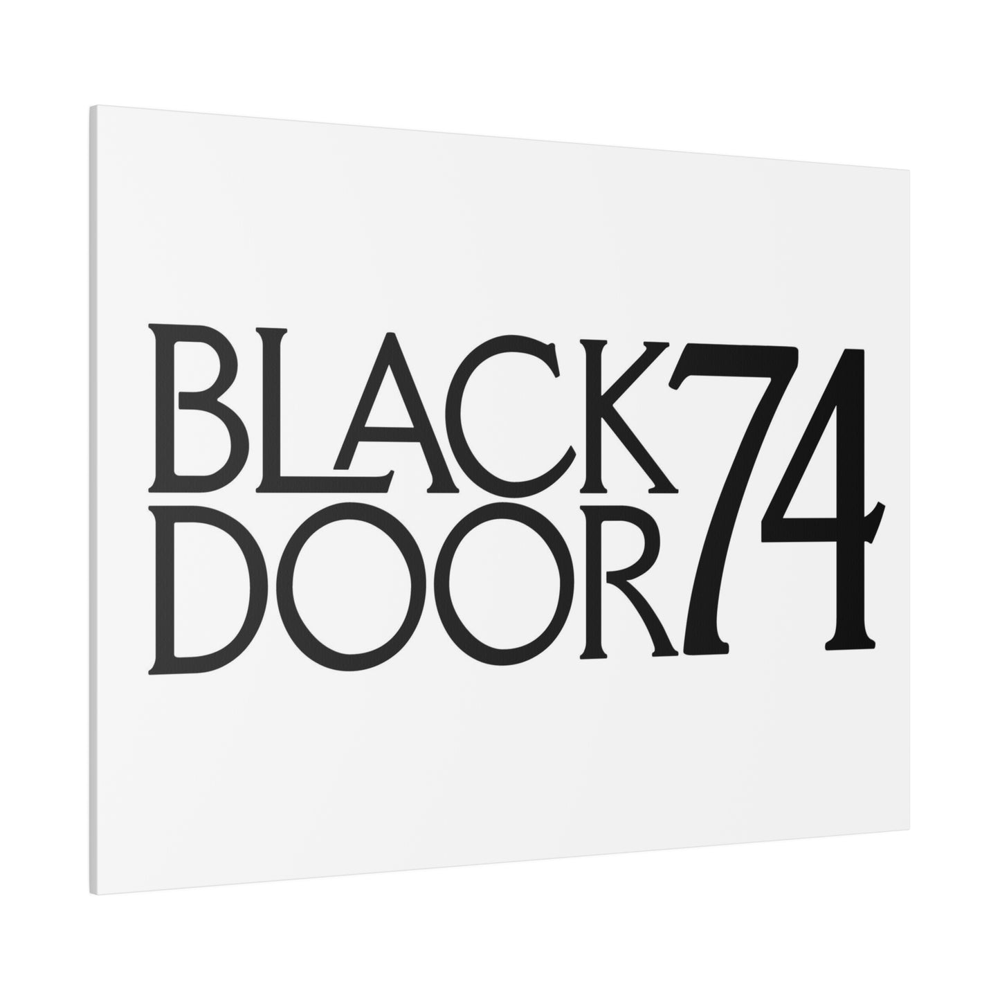 Black Door 74 Matte Canvas Art