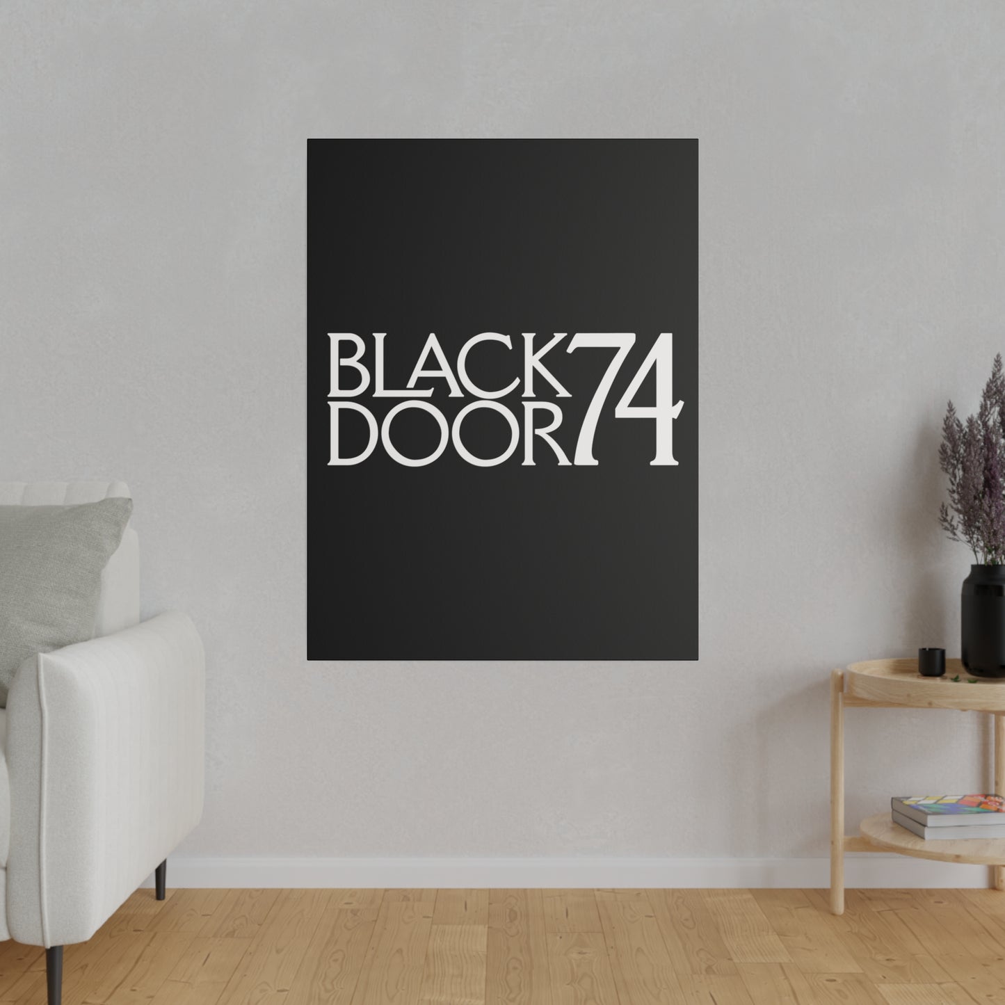 Black Door 74 Matte Canvas Art