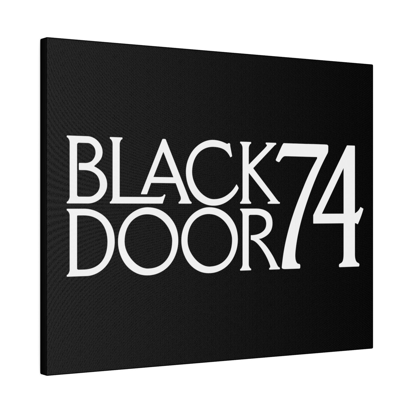 Black Door 74 Matte Canvas Art