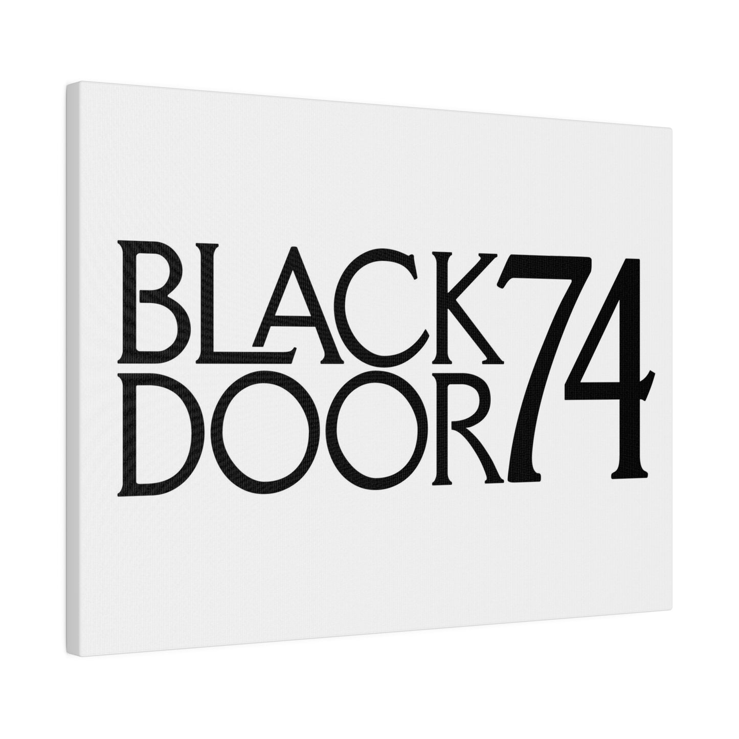 Black Door 74 Matte Canvas Art