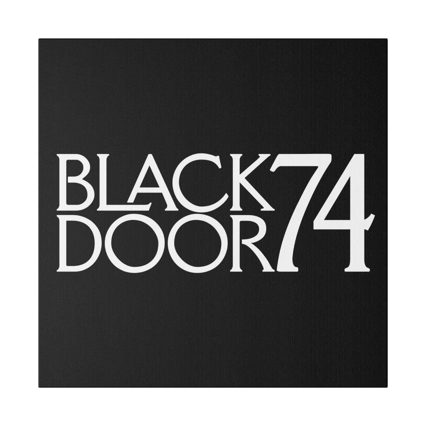 Black Door 74 Matte Canvas Art