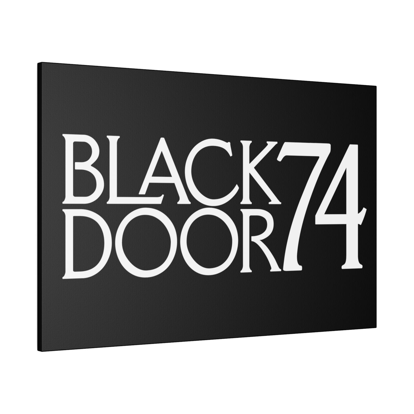 Black Door 74 Matte Canvas Art