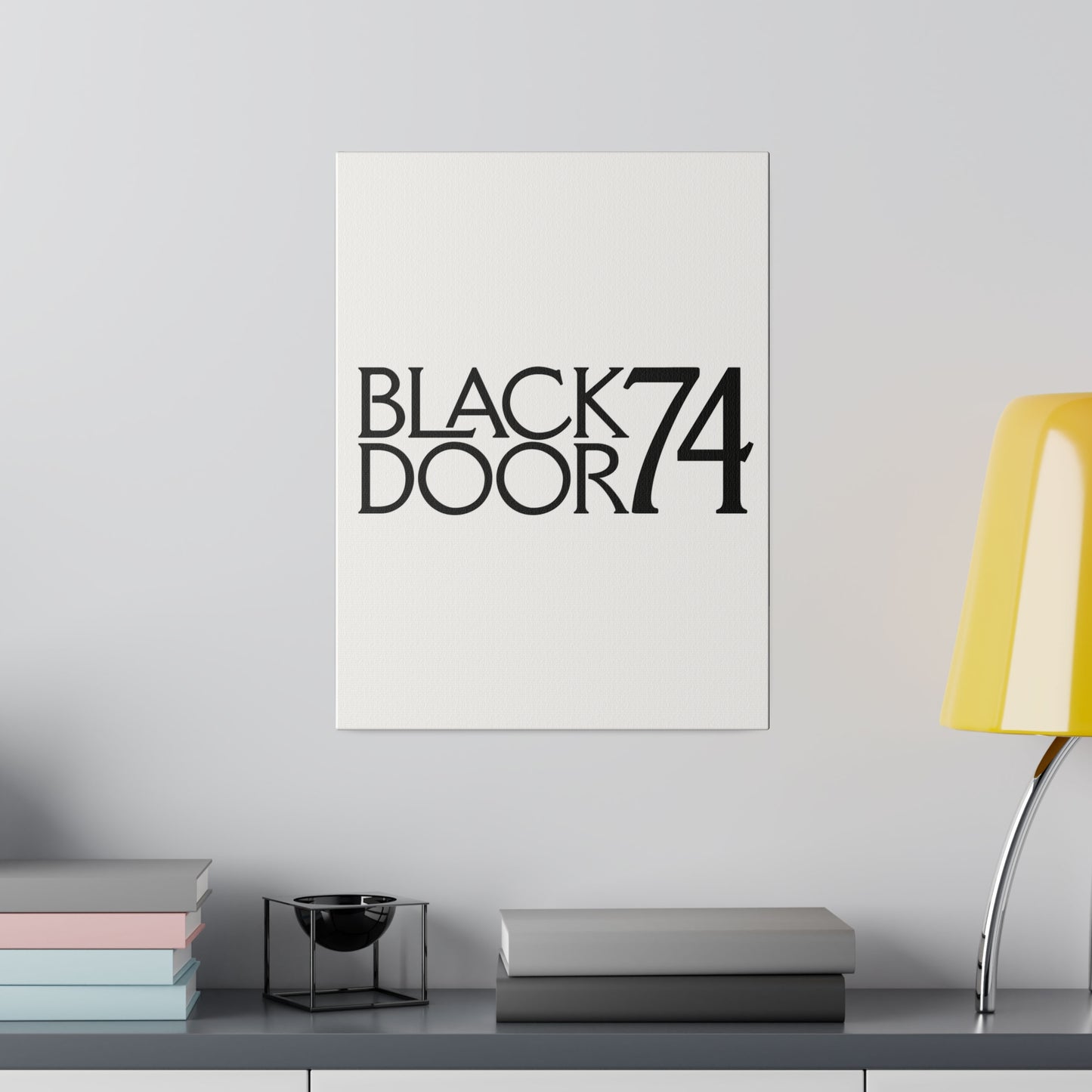 Black Door 74 Matte Canvas Art