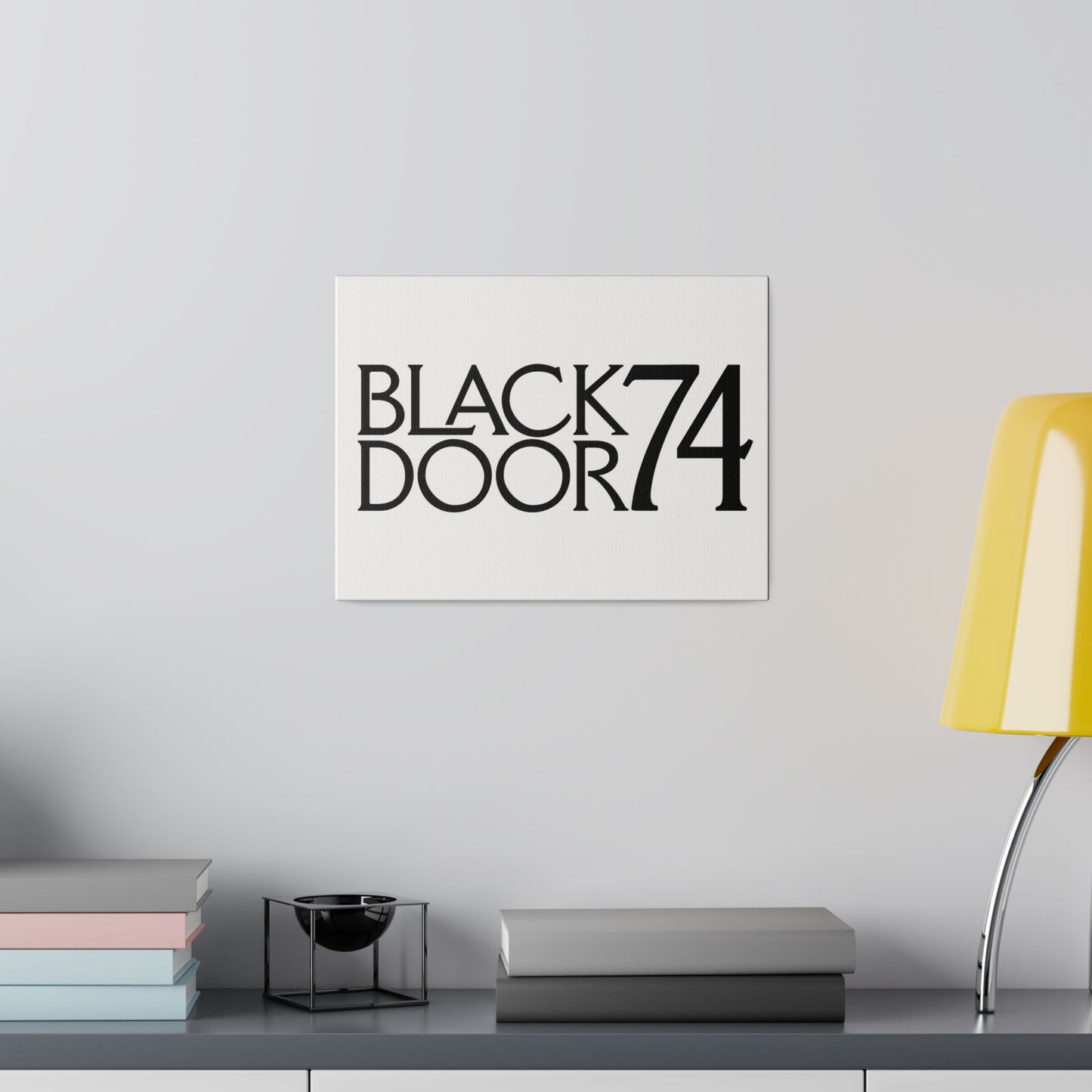 Black Door 74 Matte Canvas Art