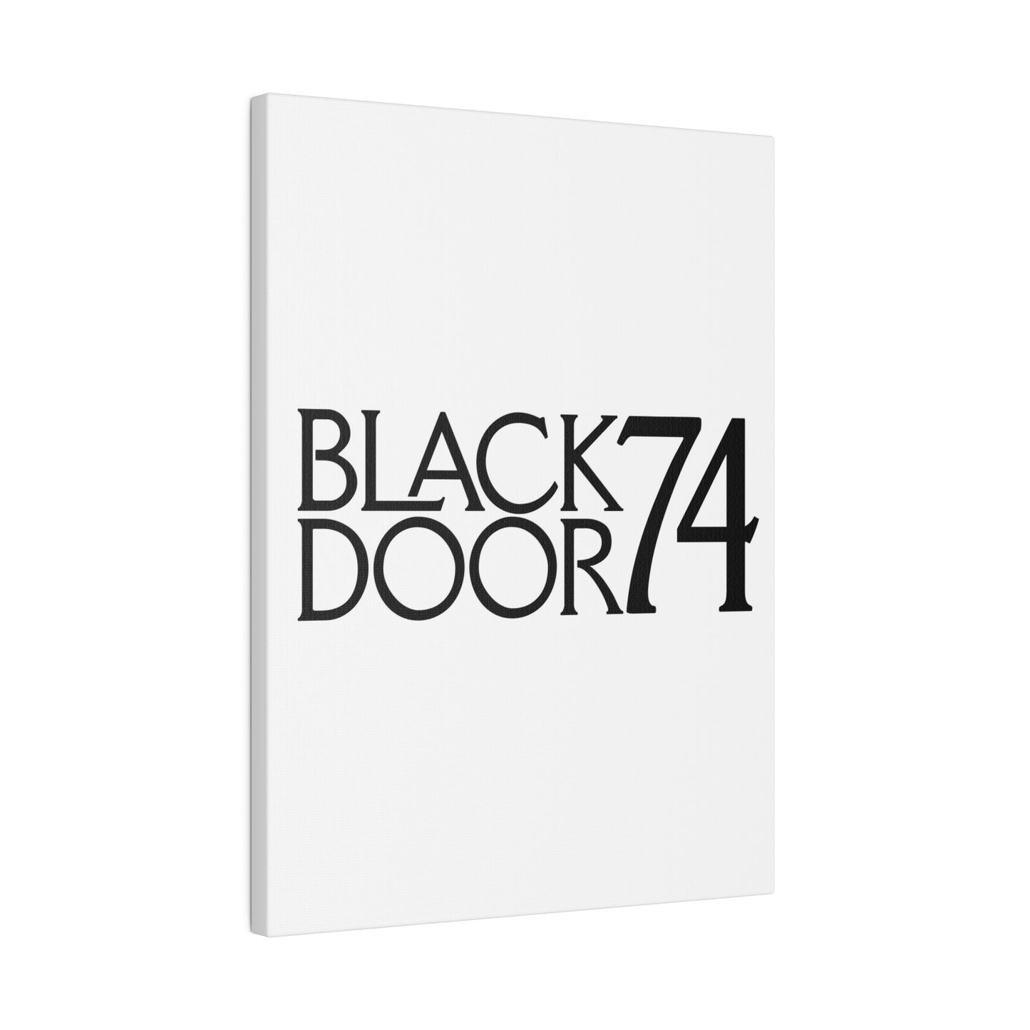 Black Door 74 Matte Canvas Art