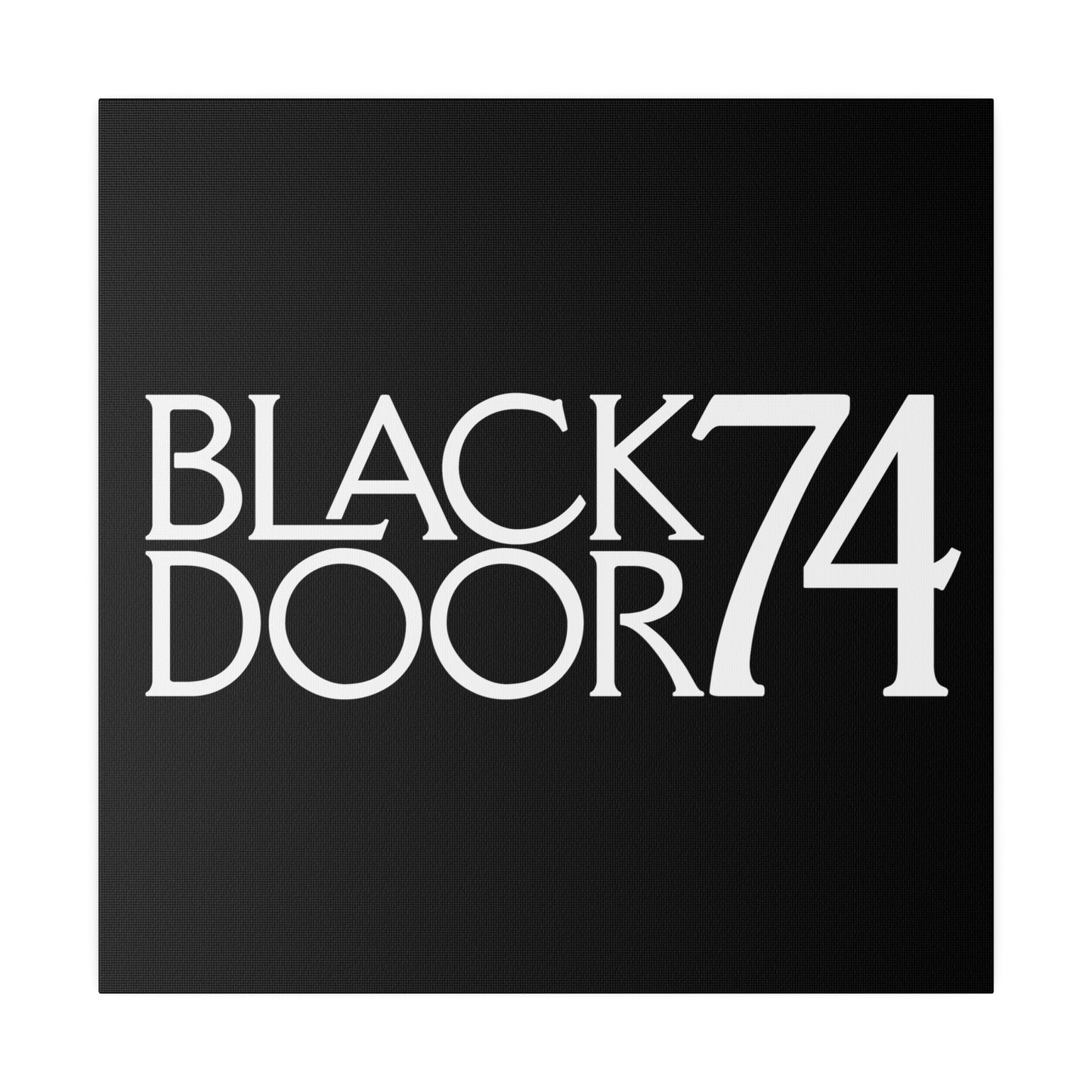 Black Door 74 Matte Canvas Art