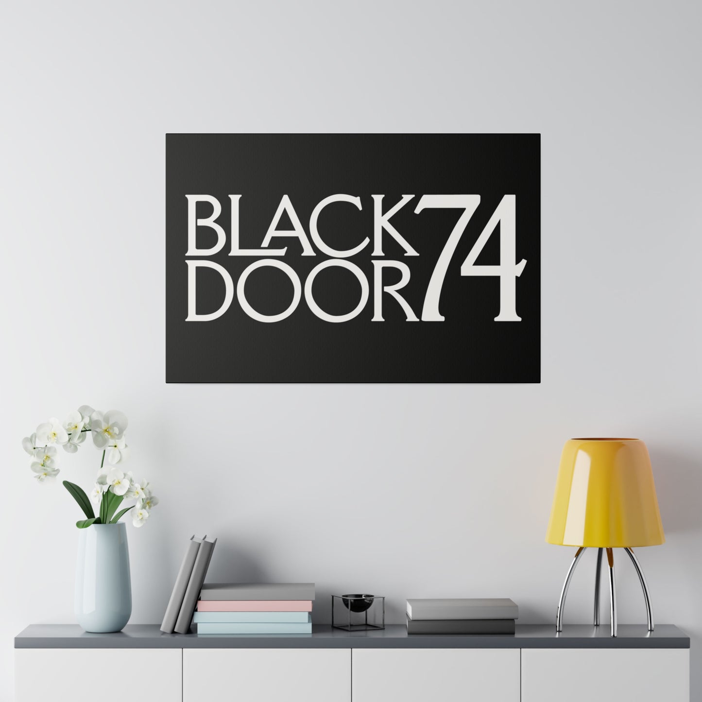 Black Door 74 Matte Canvas Art