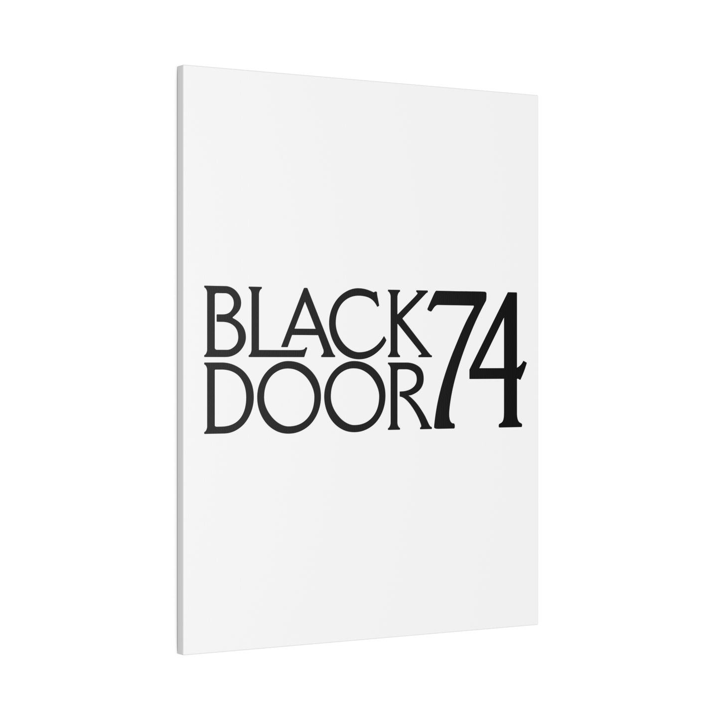 Black Door 74 Matte Canvas Art