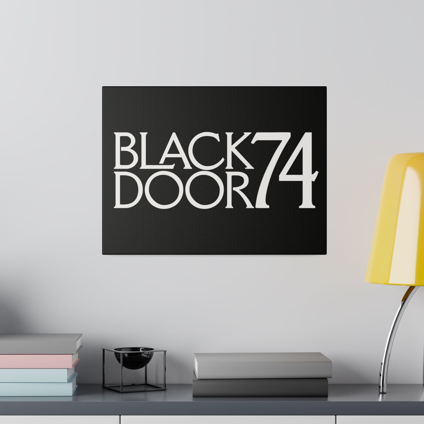 Black Door 74 Matte Canvas Art