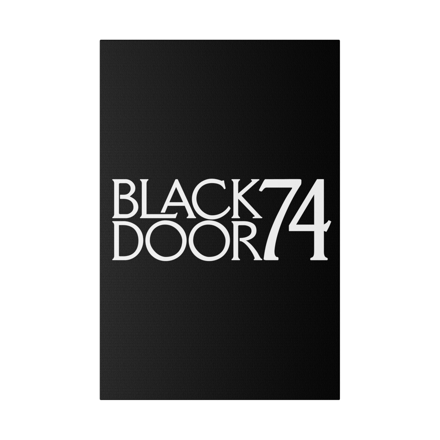 Black Door 74 Matte Canvas Art