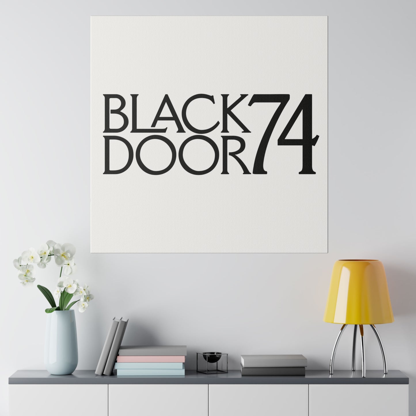 Black Door 74 Matte Canvas Art