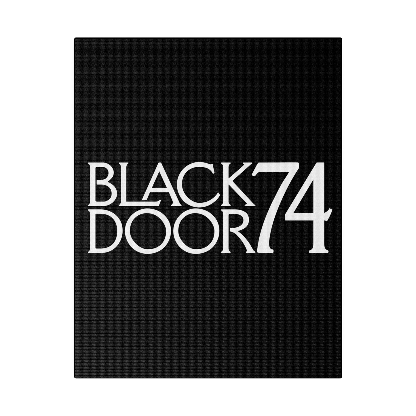 Black Door 74 Matte Canvas Art