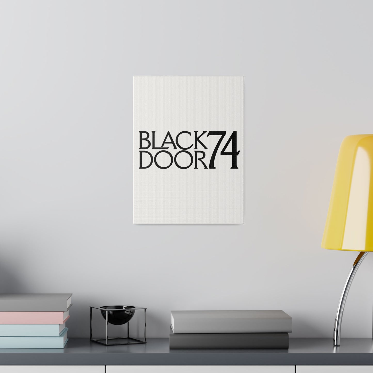 Black Door 74 Matte Canvas Art