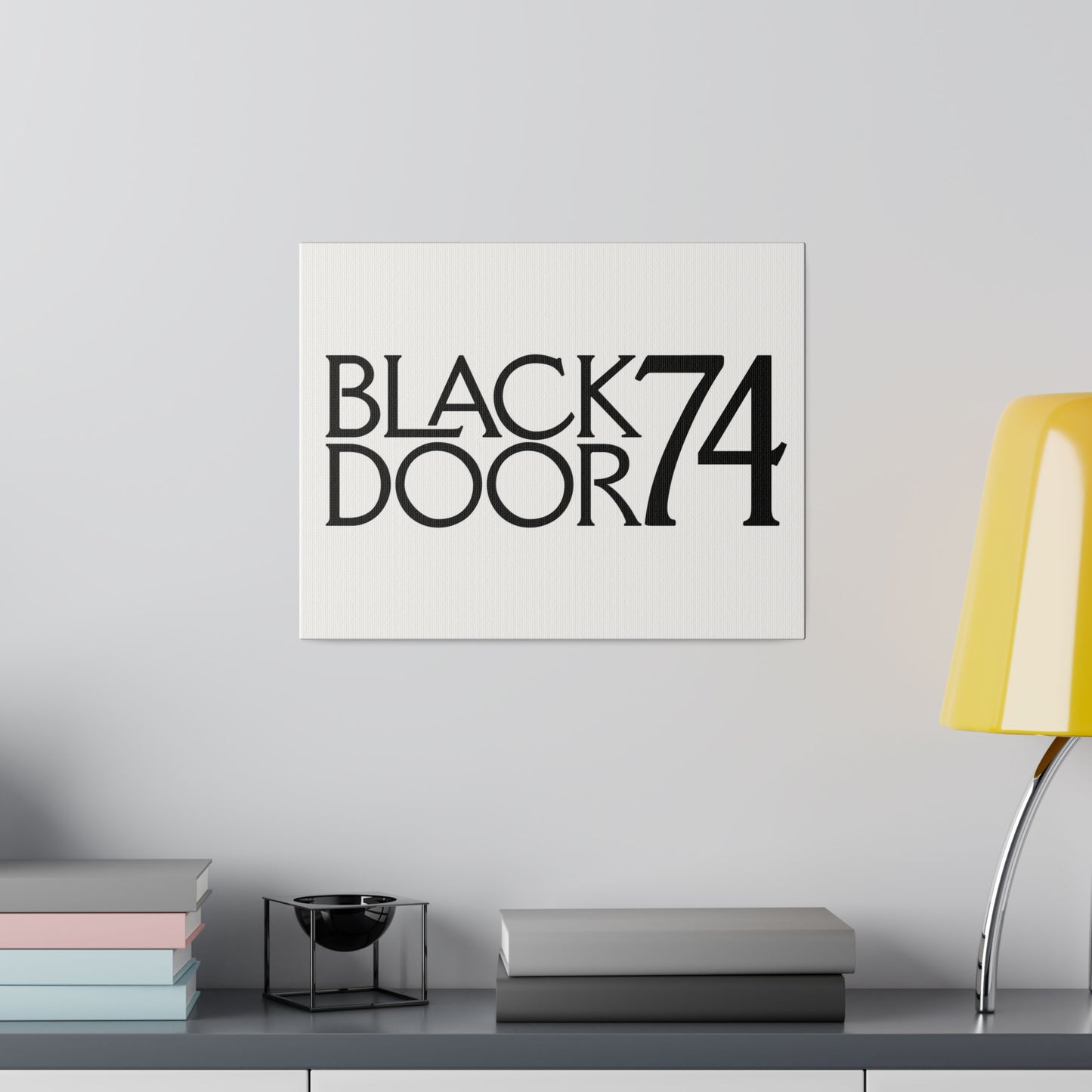 Black Door 74 Matte Canvas Art