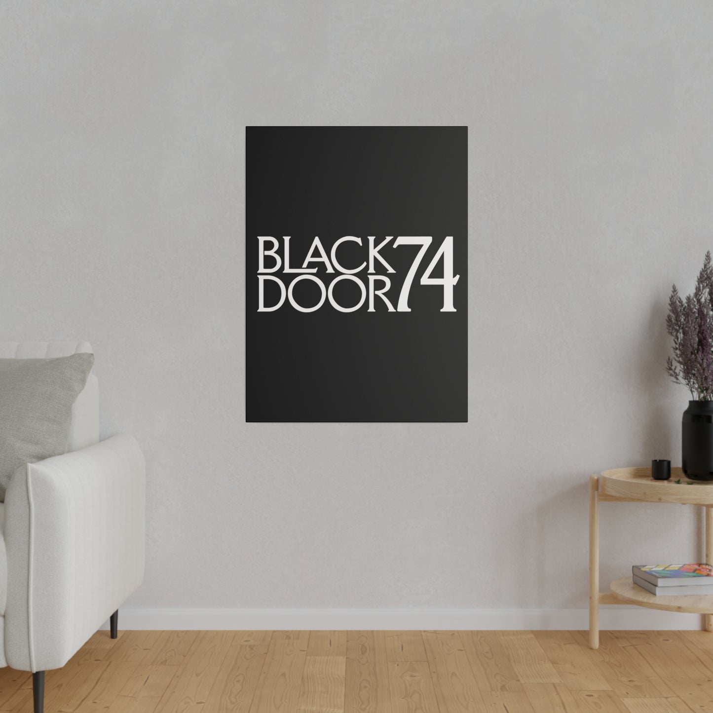 Black Door 74 Matte Canvas Art