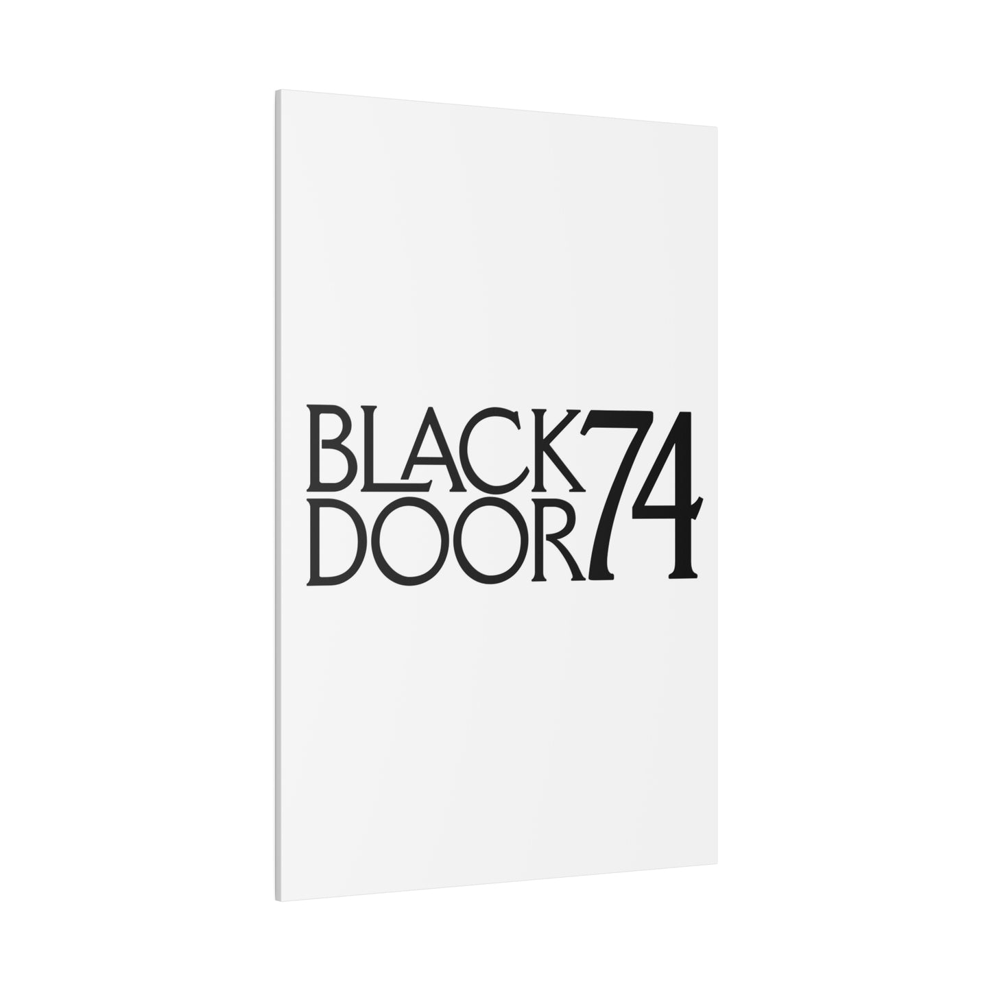 Black Door 74 Matte Canvas Art