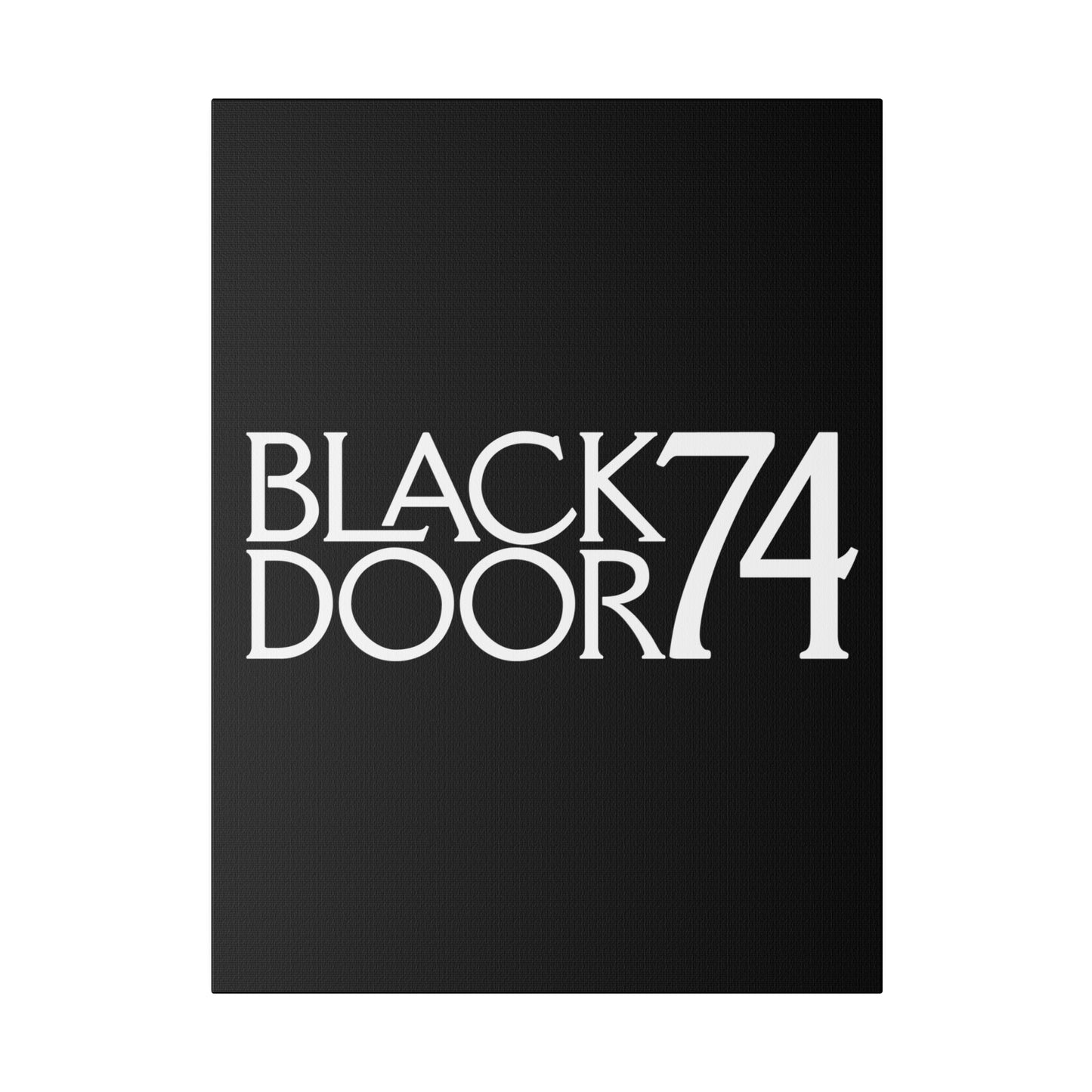 Black Door 74 Matte Canvas Art