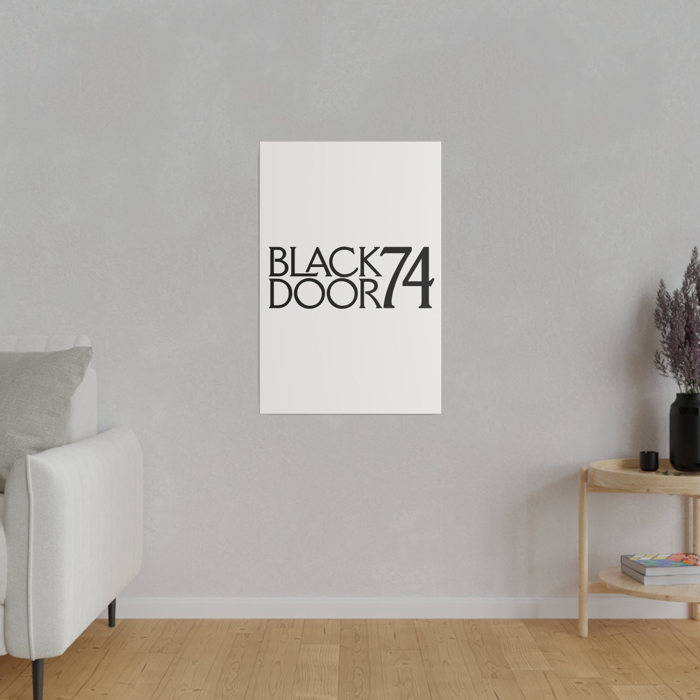 Black Door 74 Matte Canvas Art