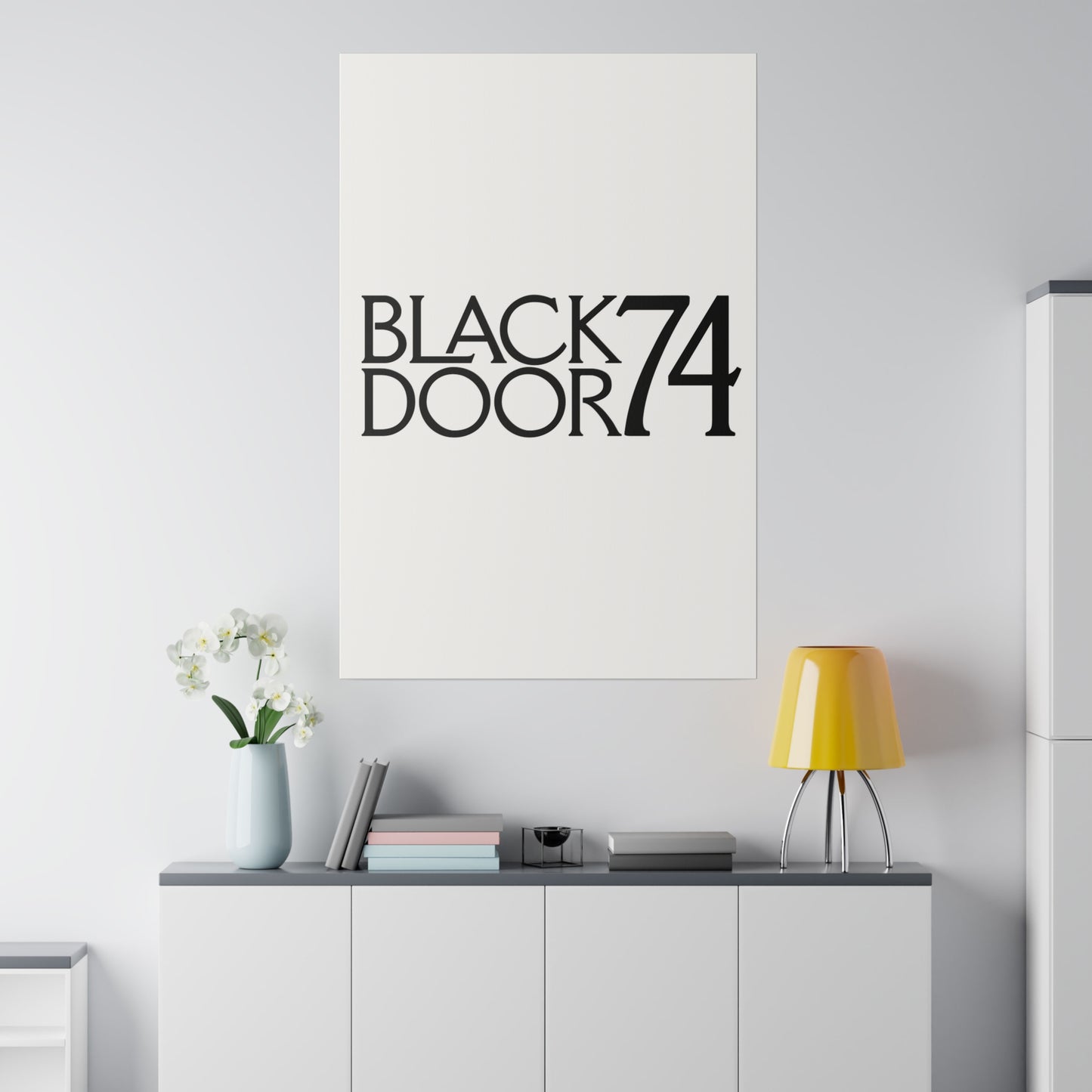 Black Door 74 Matte Canvas Art