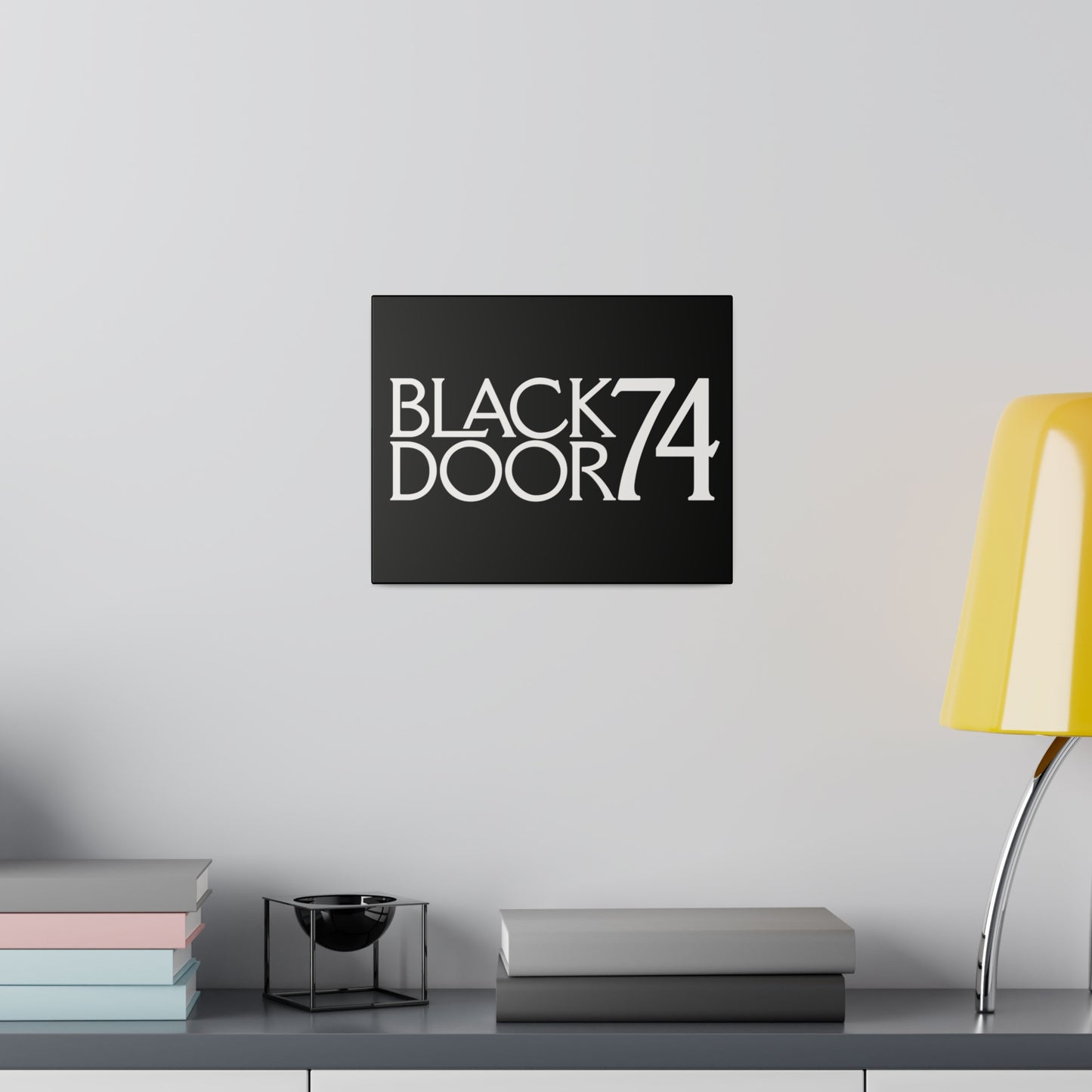 Black Door 74 Matte Canvas Art