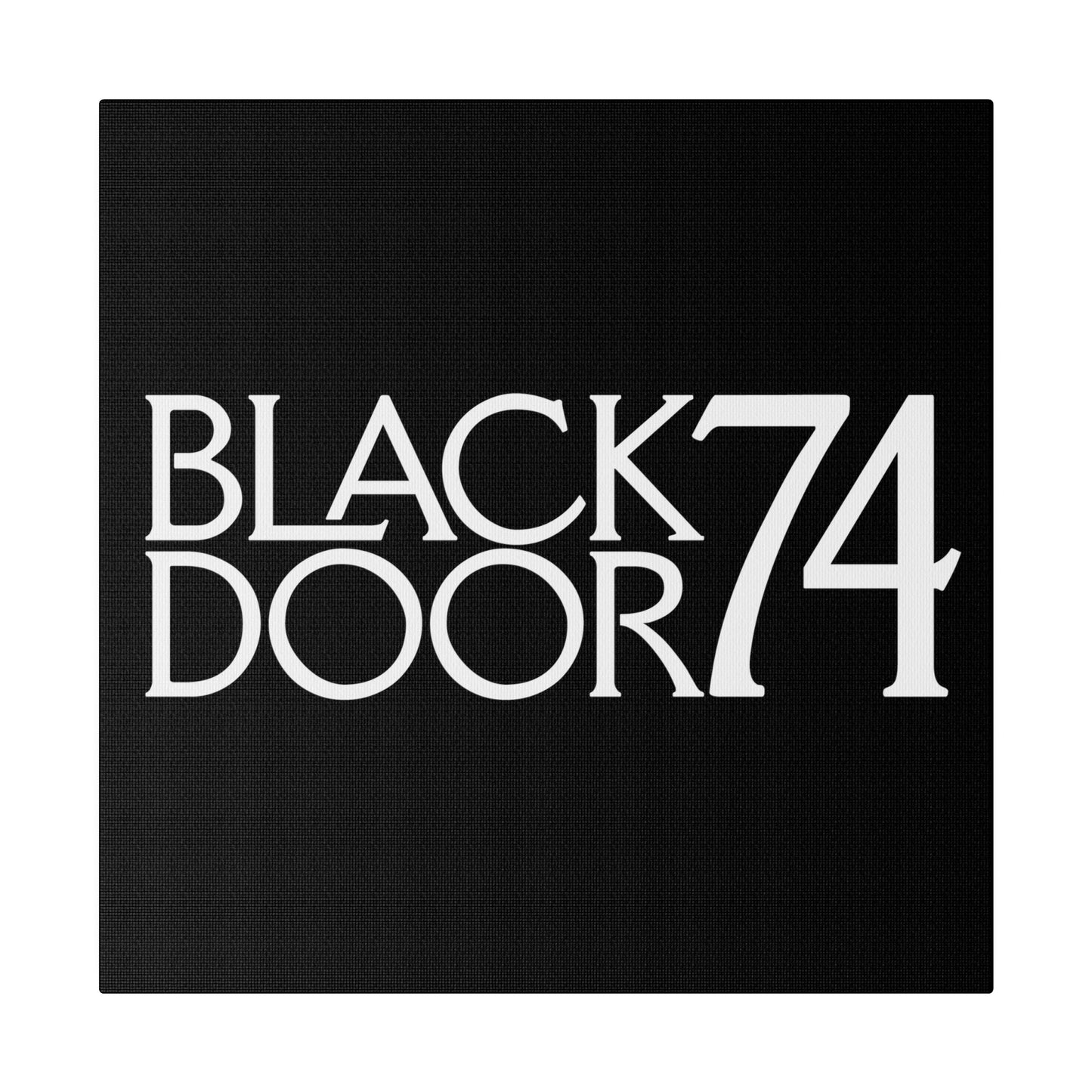 Black Door 74 Matte Canvas Art