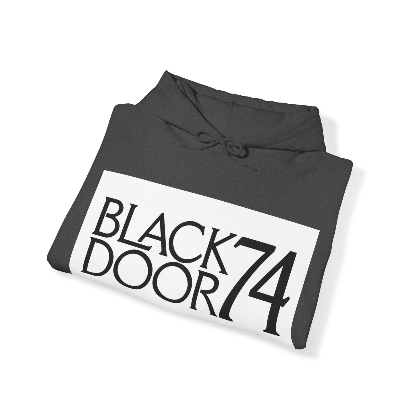 Black Door 74 Logo Unisex Heavy Blend™ Hooded Sweatshirt