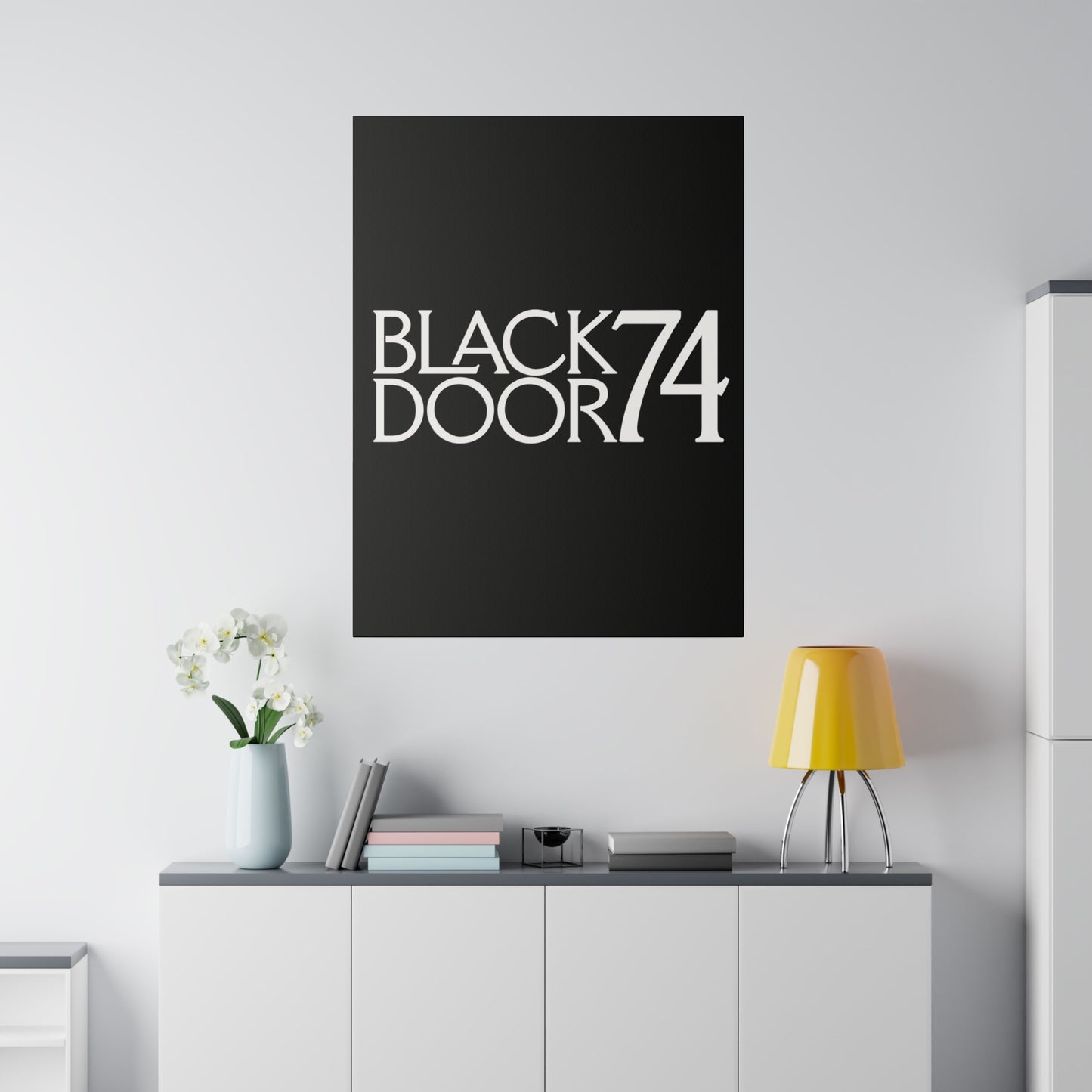 Black Door 74 Matte Canvas Art