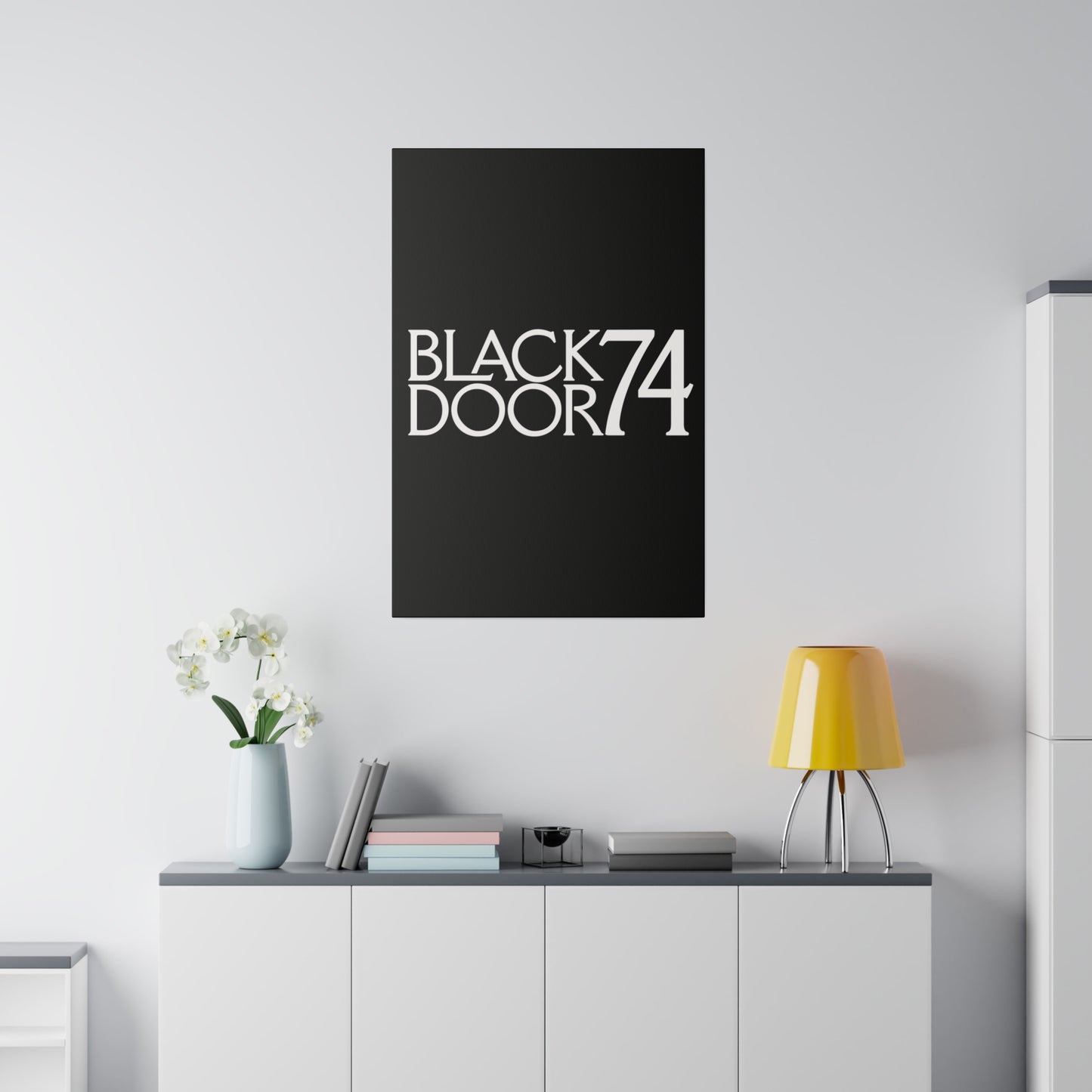 Black Door 74 Matte Canvas Art