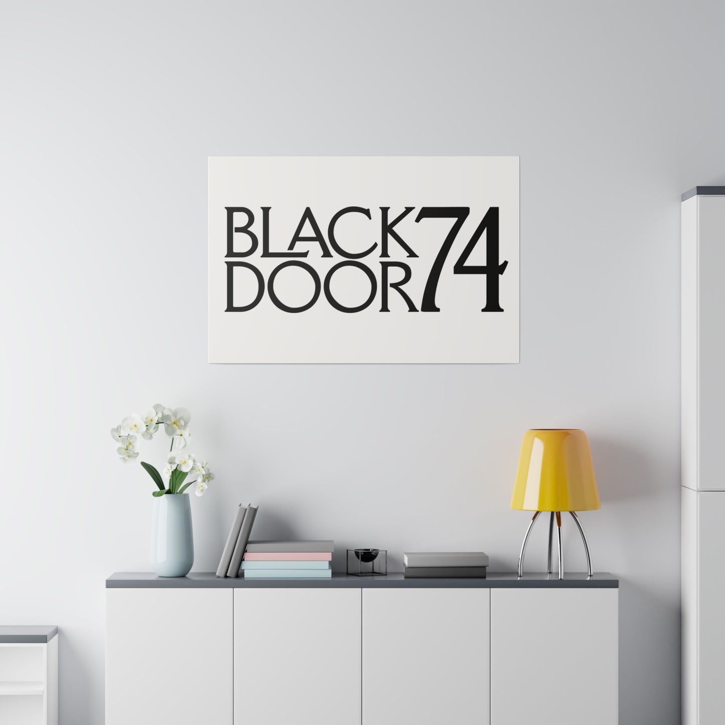 Black Door 74 Matte Canvas Art