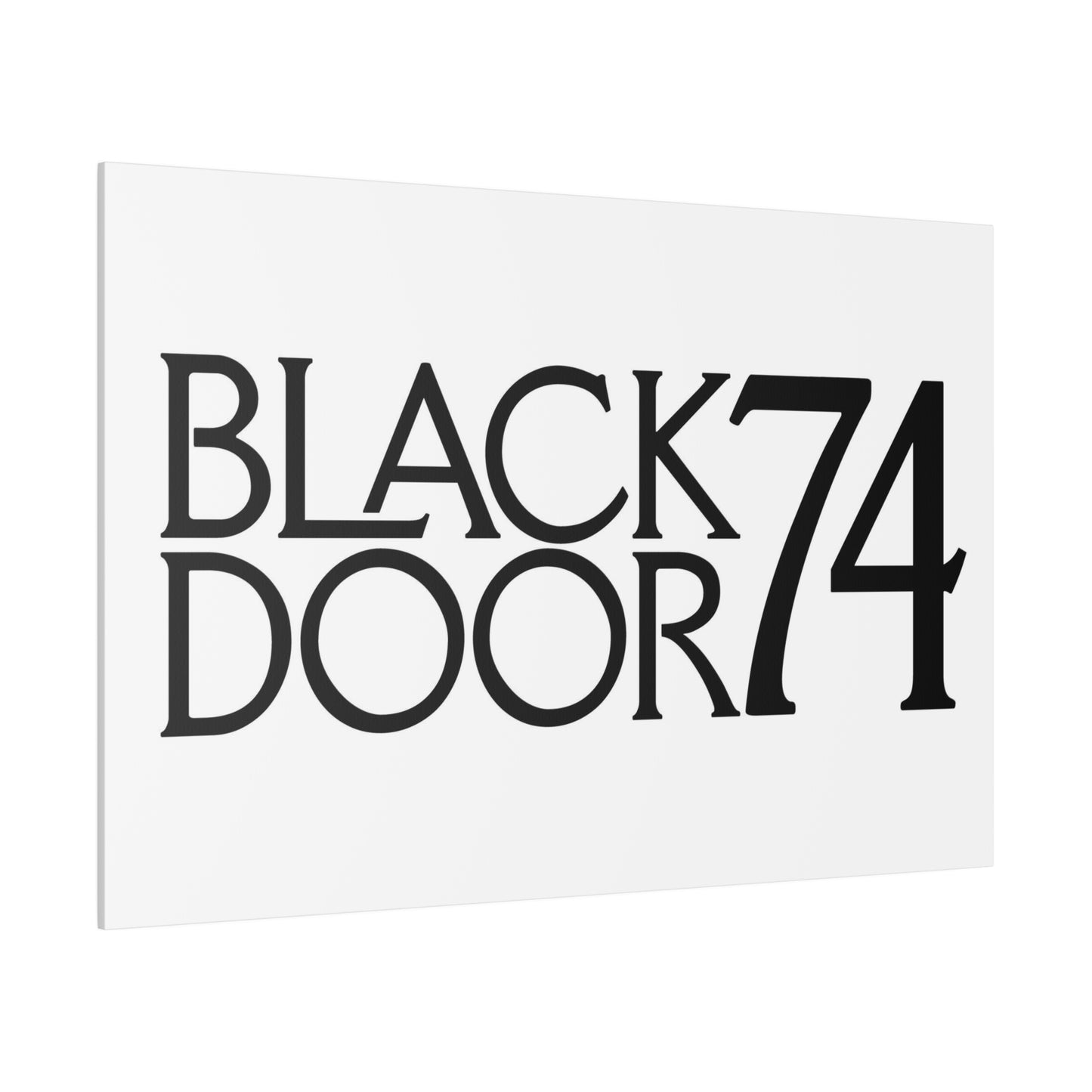 Black Door 74 Matte Canvas Art