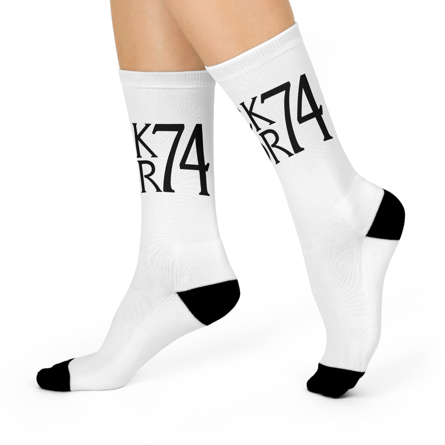 Black Door 74 Logo Cushioned Crew Socks