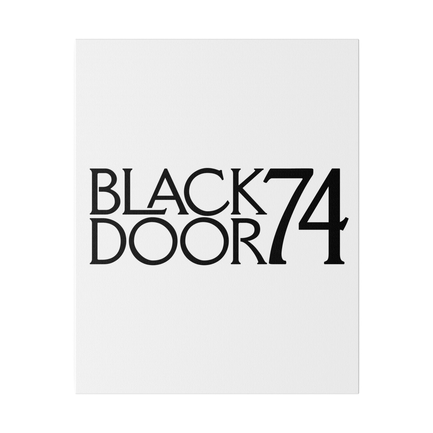 Black Door 74 Matte Canvas Art