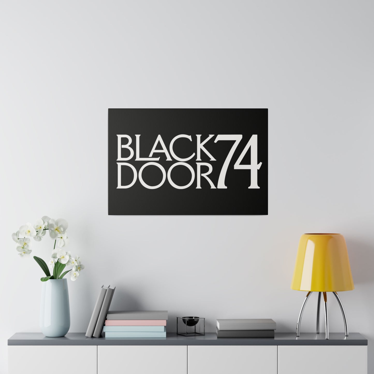 Black Door 74 Matte Canvas Art