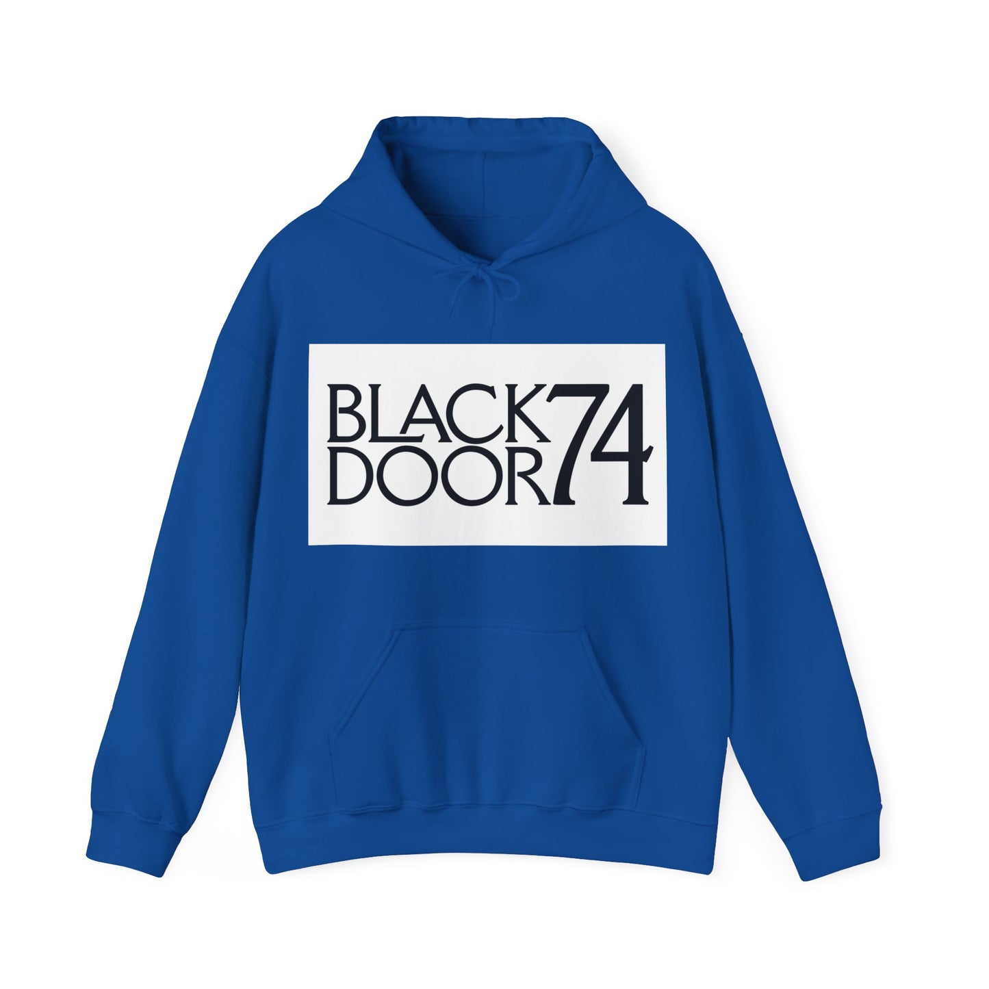 Black Door 74 Logo Unisex Heavy Blend™ Hooded Sweatshirt