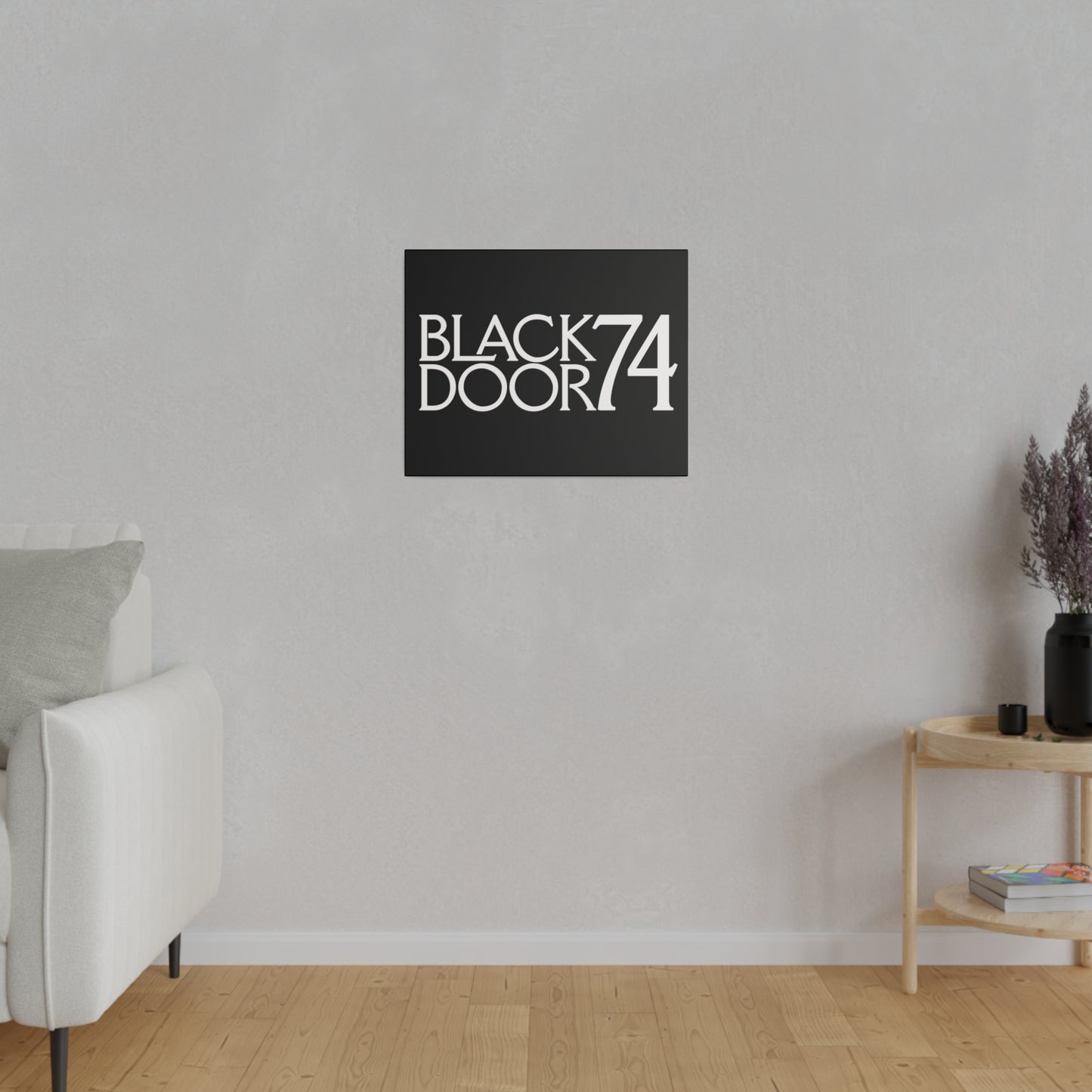 Black Door 74 Matte Canvas Art