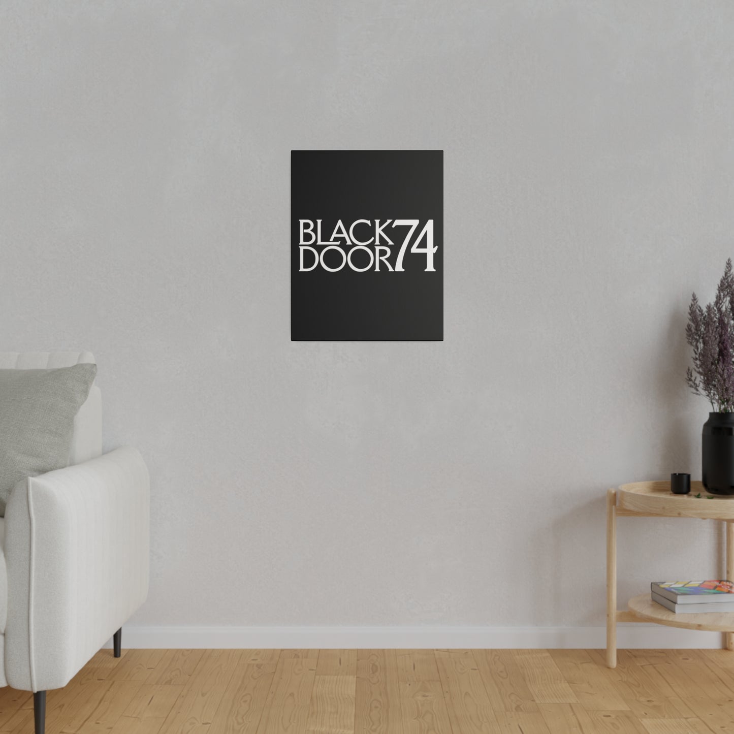 Black Door 74 Matte Canvas Art