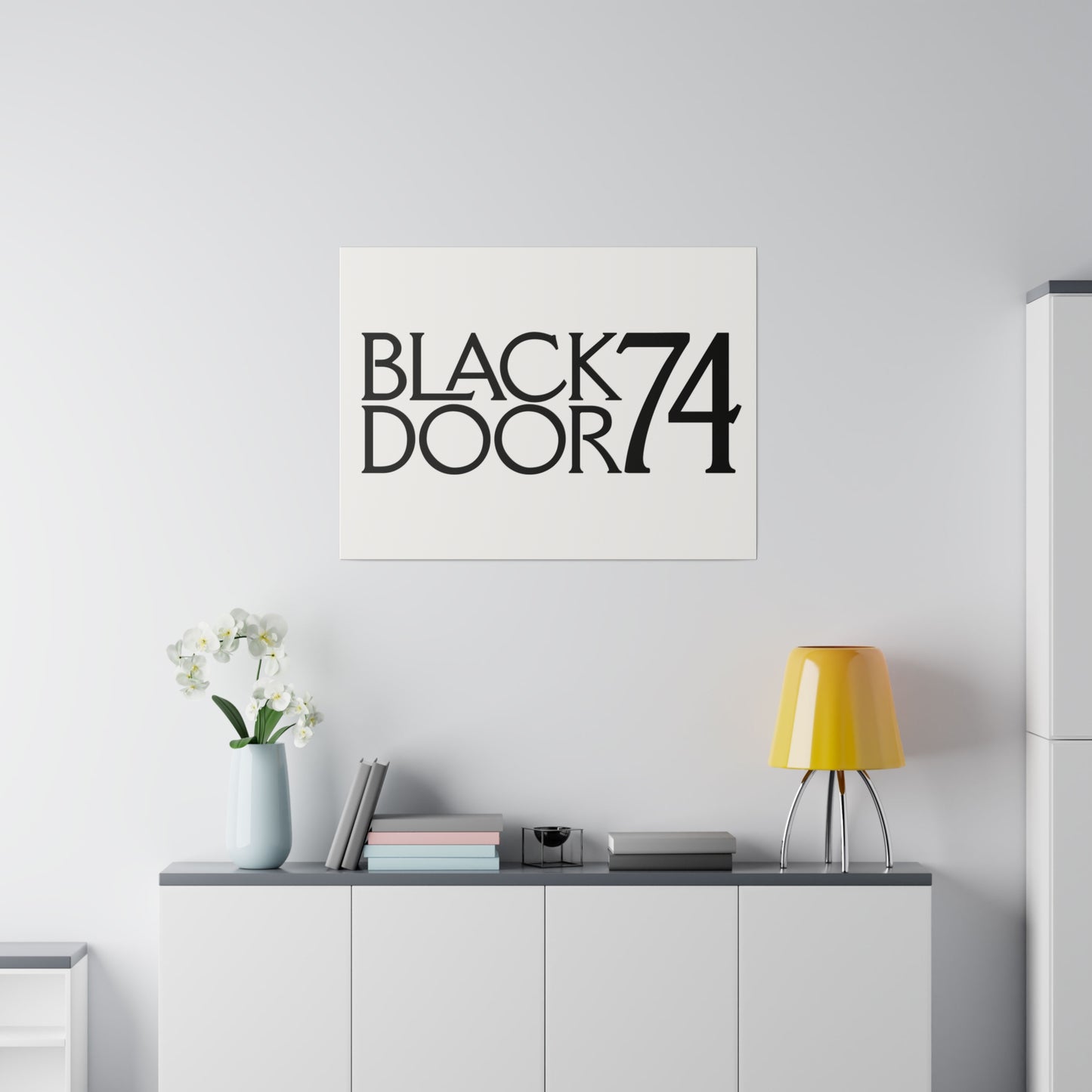 Black Door 74 Matte Canvas Art