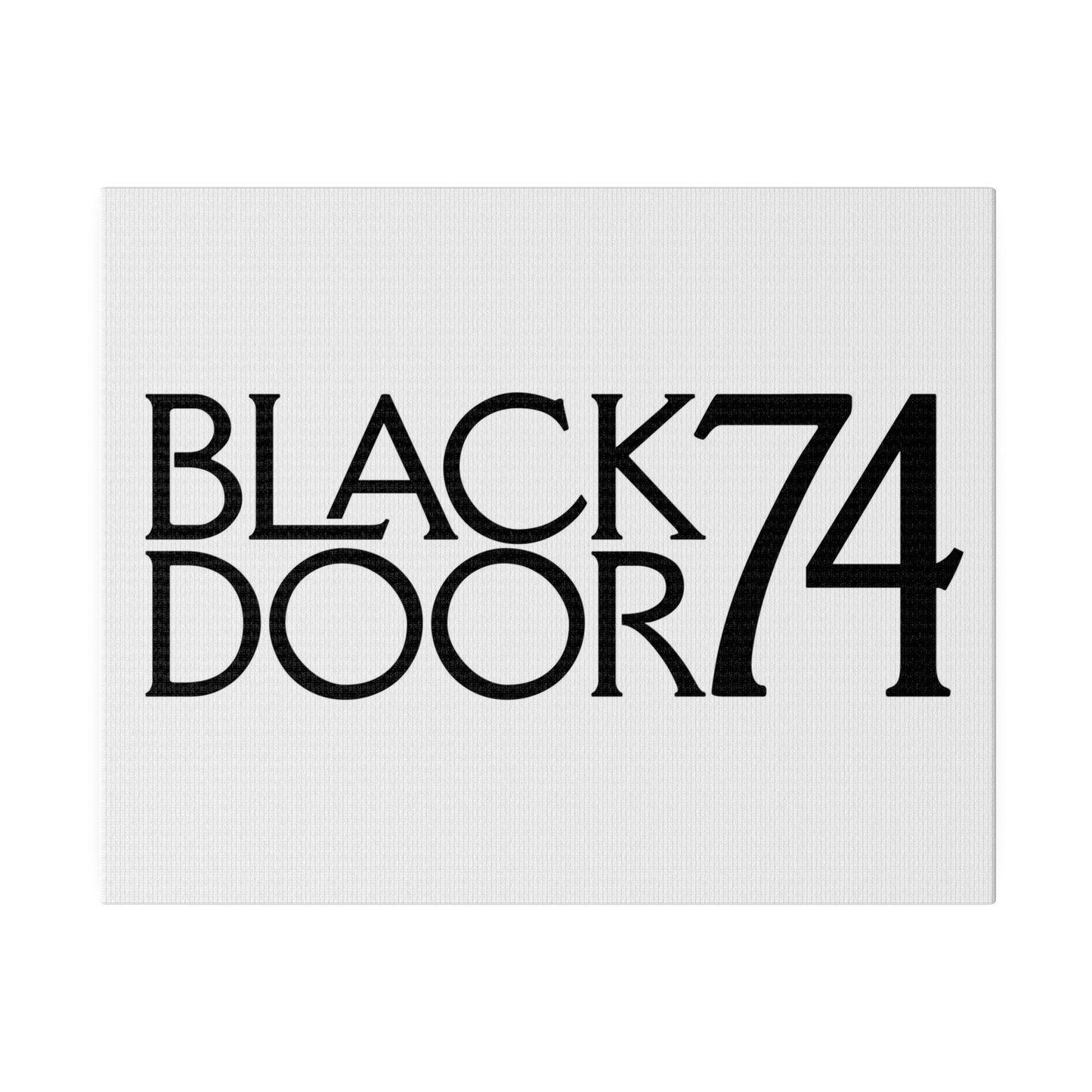 Black Door 74 Matte Canvas Art