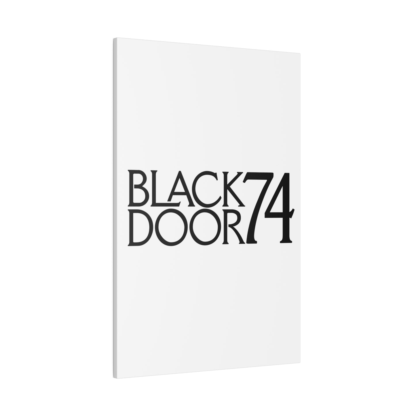 Black Door 74 Matte Canvas Art