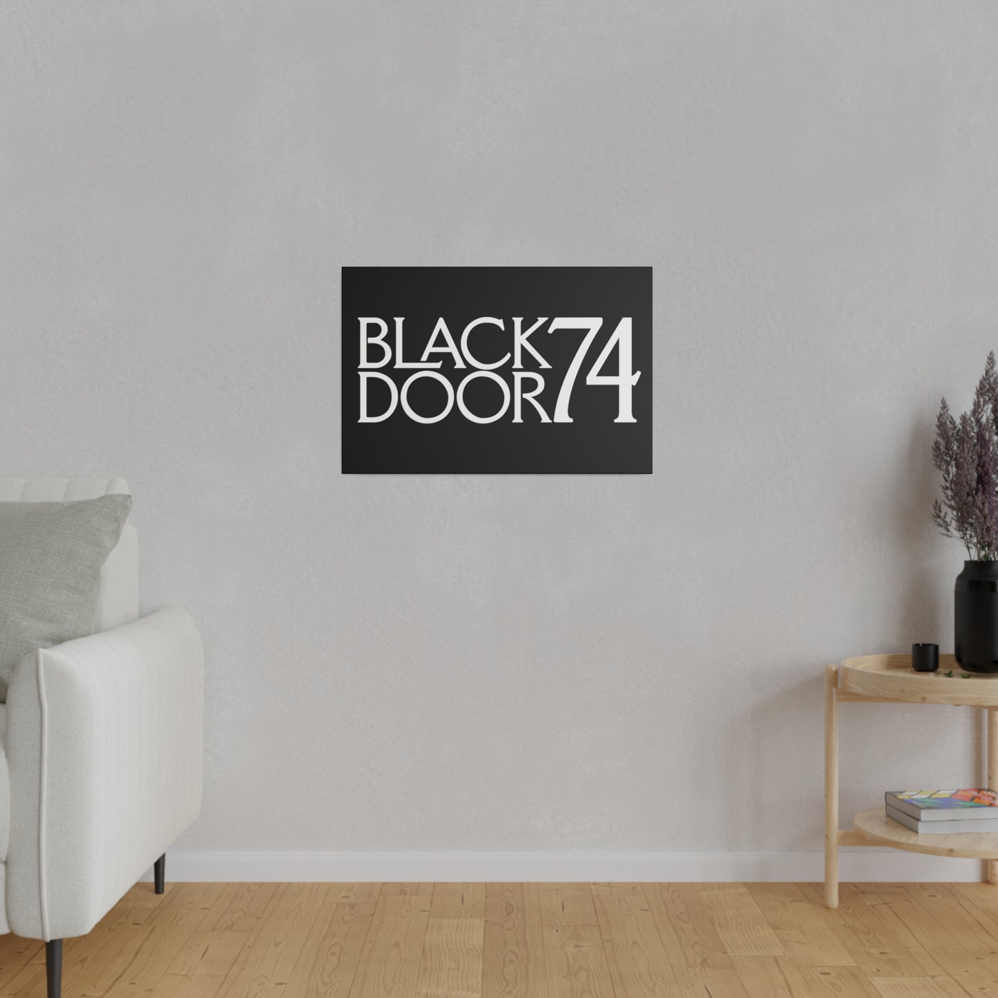 Black Door 74 Matte Canvas Art