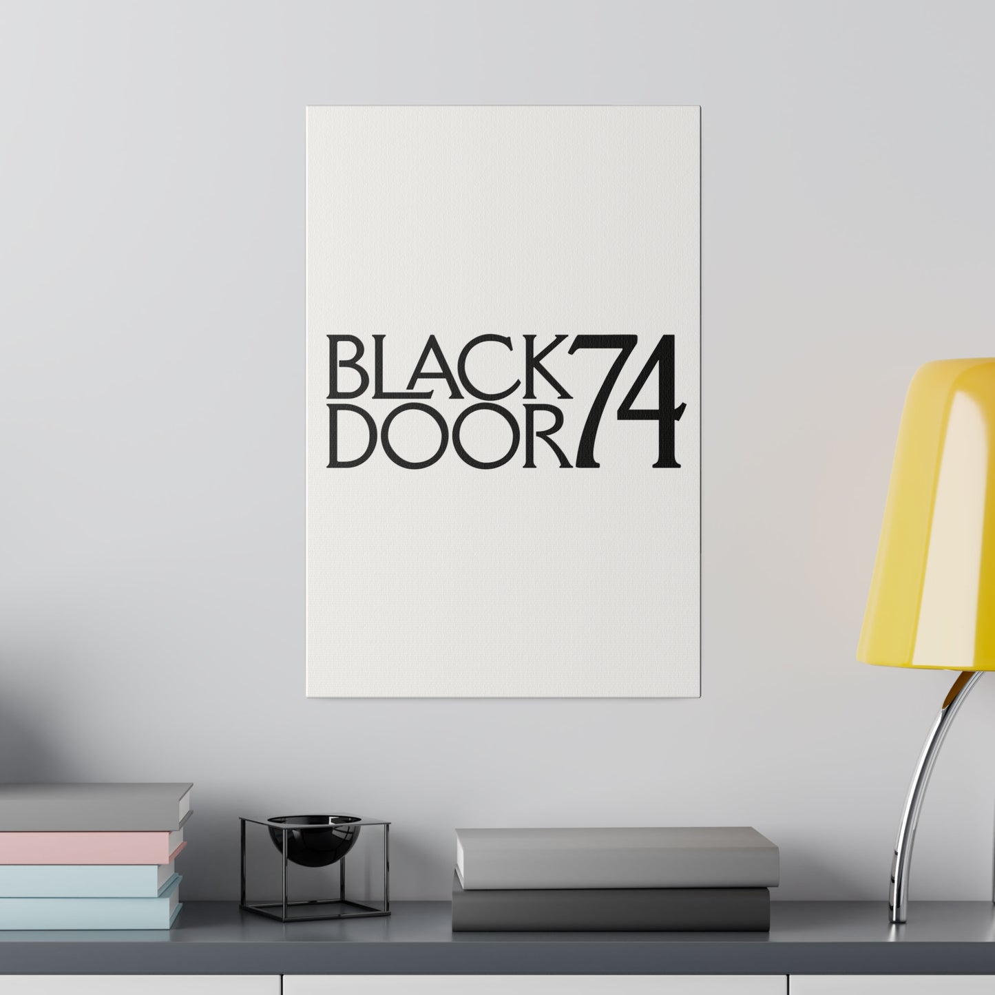 Black Door 74 Matte Canvas Art